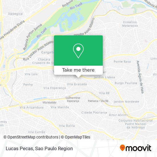 Lucas Pecas map