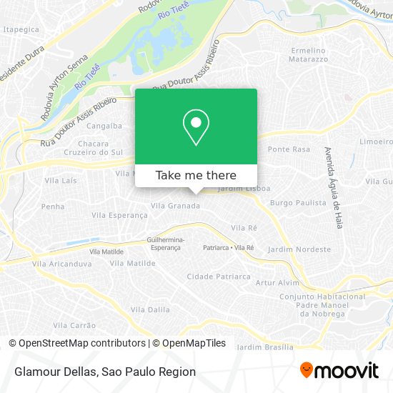 Glamour Dellas map