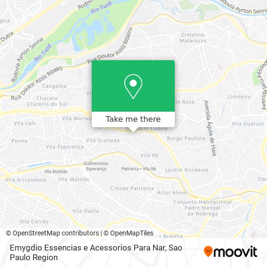 Mapa Emygdio Essencias e Acessorios Para Nar