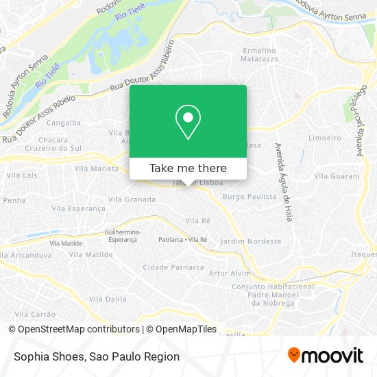 Sophia Shoes map