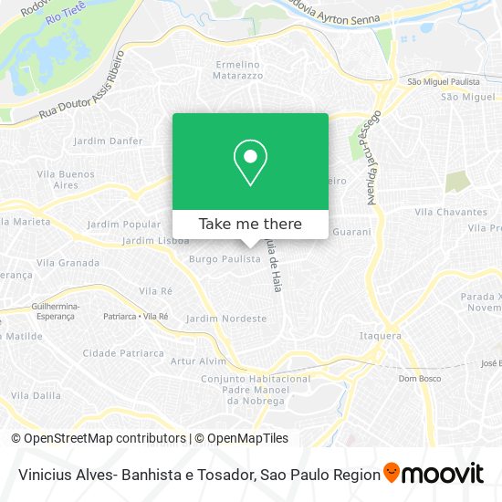 Mapa Vinicius Alves- Banhista e Tosador