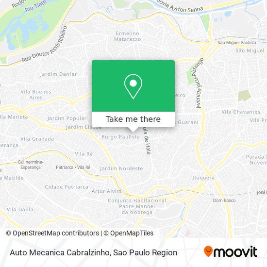 Auto Mecanica Cabralzinho map