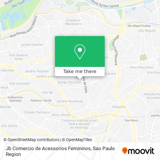 Jb Comercio de Acessorios Femininos map