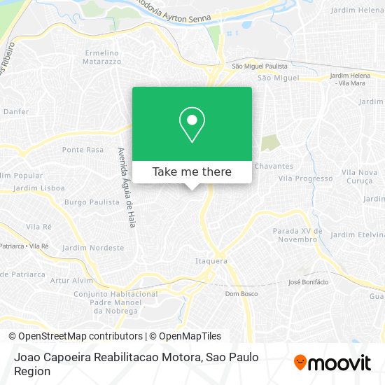 Mapa Joao Capoeira Reabilitacao Motora