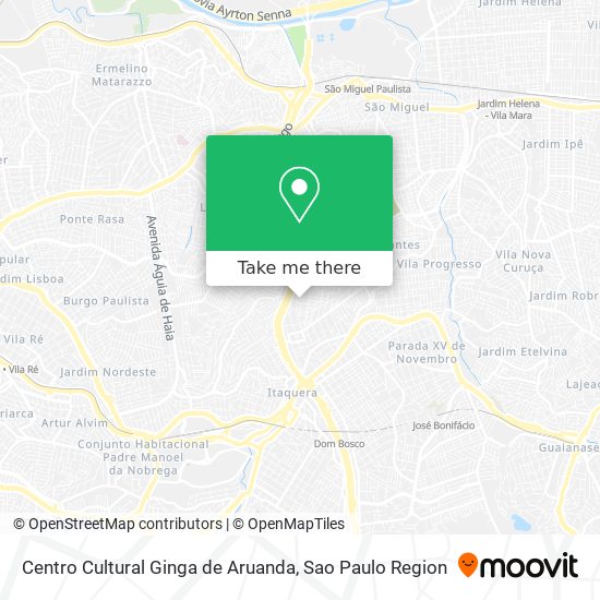 Centro Cultural Ginga de Aruanda map
