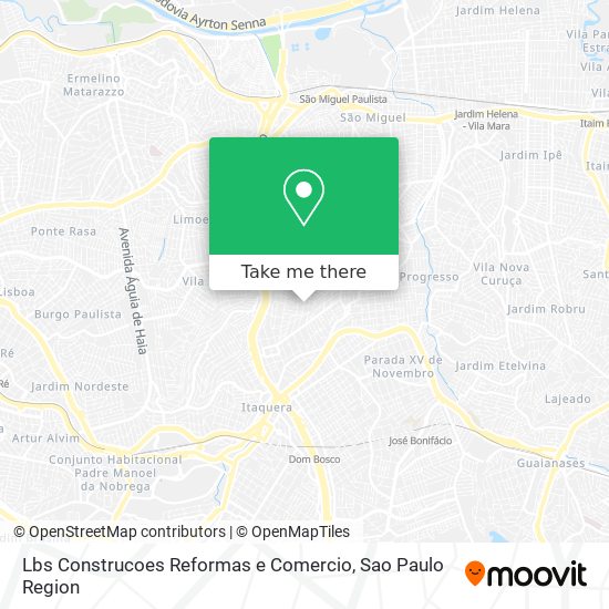 Lbs Construcoes Reformas e Comercio map