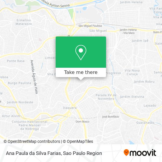 Ana Paula da Silva Farias map