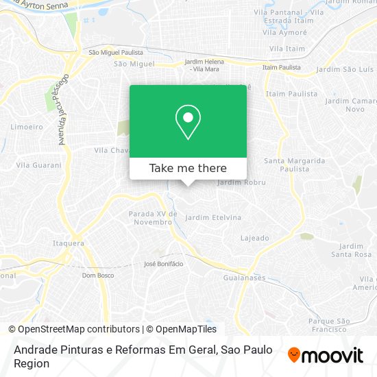 Andrade Pinturas e Reformas Em Geral map