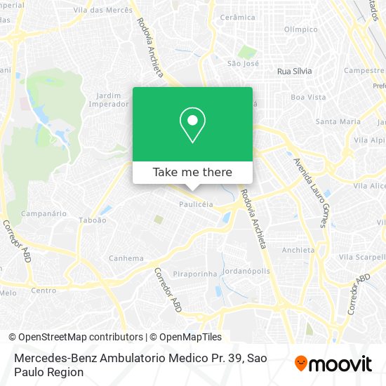 Mercedes-Benz Ambulatorio Medico Pr. 39 map