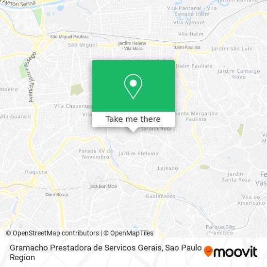 Gramacho Prestadora de Servicos Gerais map