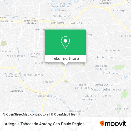 Adega e Tabacaria Antony map