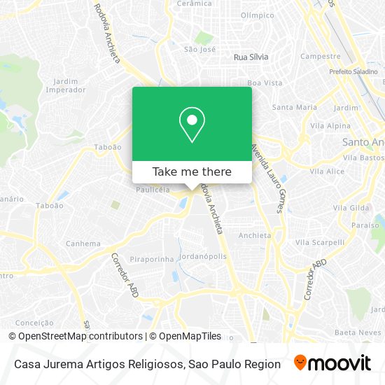 Casa Jurema Artigos Religiosos map