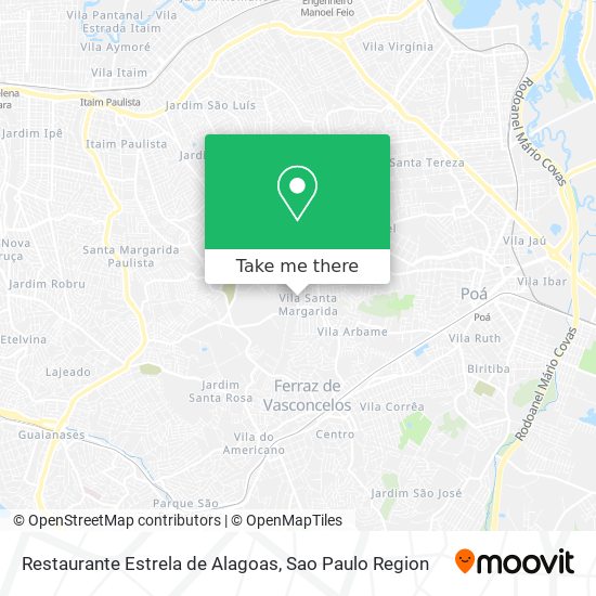 Restaurante Estrela de Alagoas map