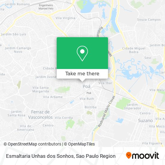 Mapa Esmaltaria Unhas dos Sonhos