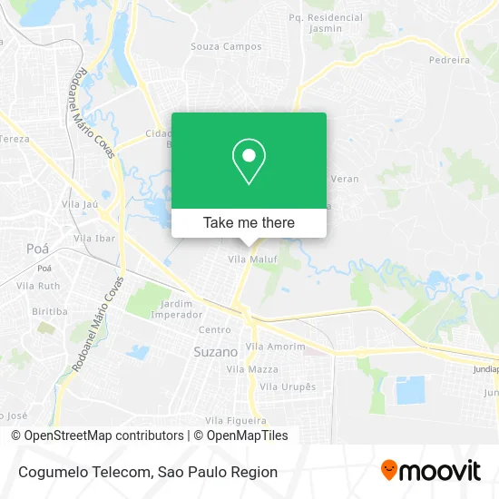 Cogumelo Telecom map