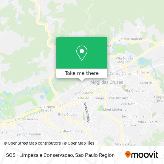 Mapa SOS - Limpeza e Conservacao