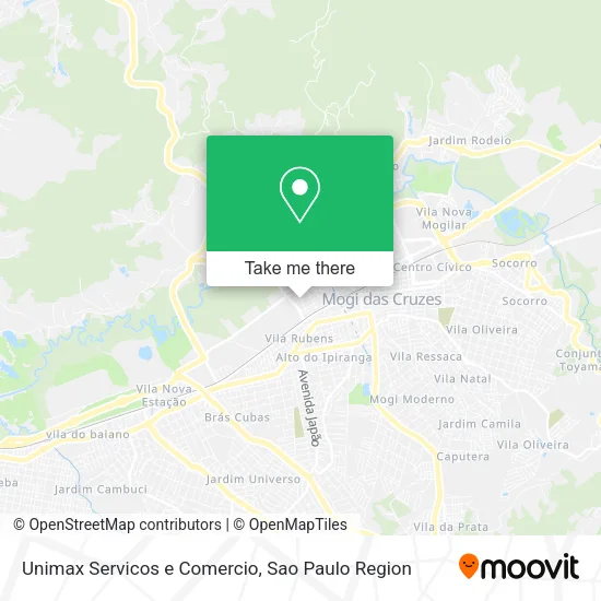 Unimax Servicos e Comercio map