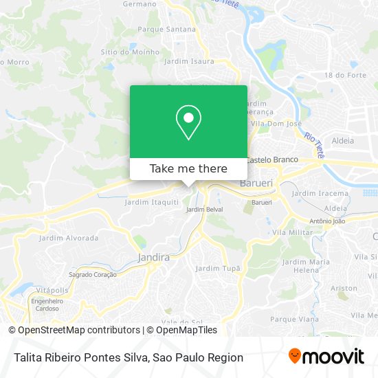 Talita Ribeiro Pontes Silva map