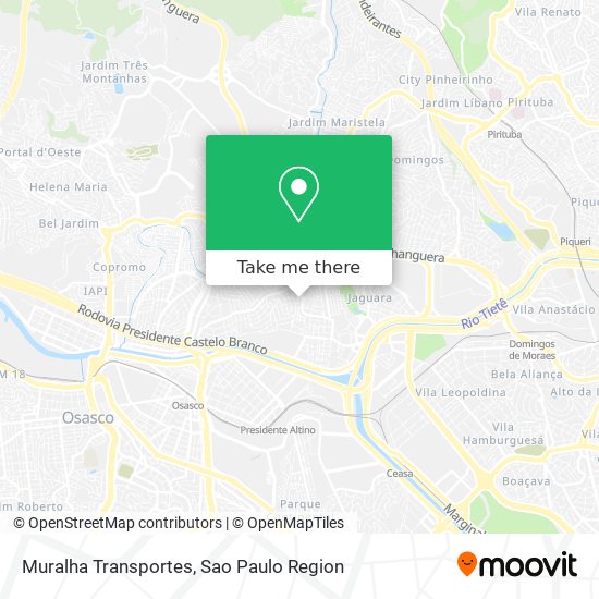 Mapa Muralha Transportes