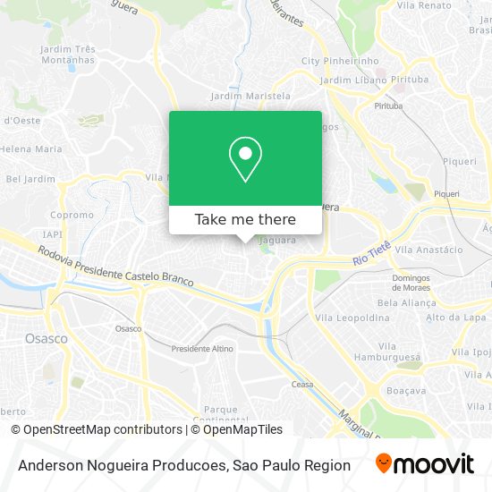 Mapa Anderson Nogueira Producoes