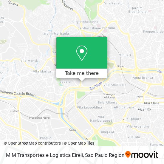M M Transportes e Logistica Eireli map