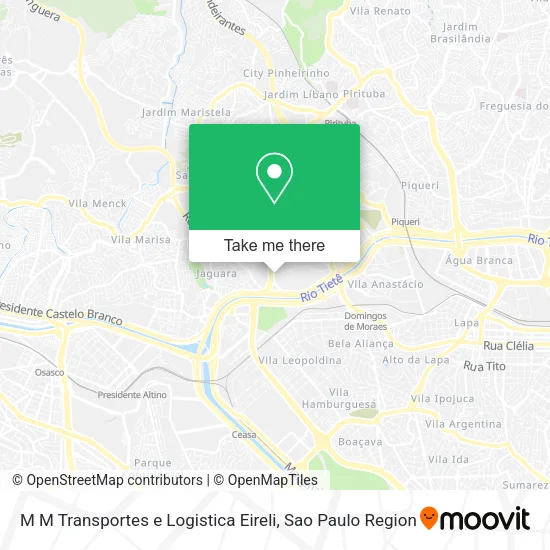 M M Transportes e Logistica Eireli map