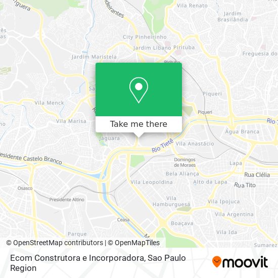 Ecom Construtora e Incorporadora map