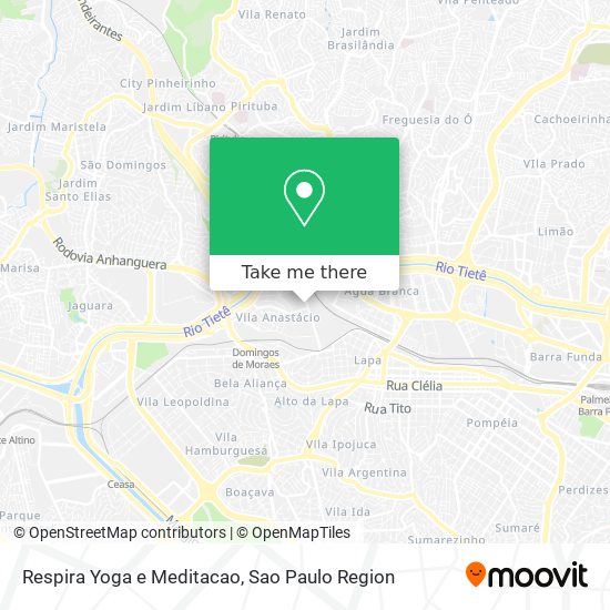 Respira Yoga e Meditacao map
