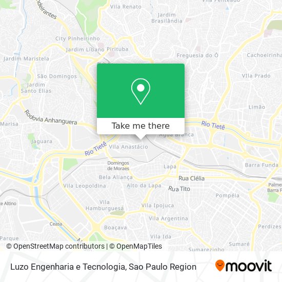 Mapa Luzo Engenharia e Tecnologia