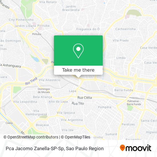 Pca Jacomo Zanella-SP-Sp map