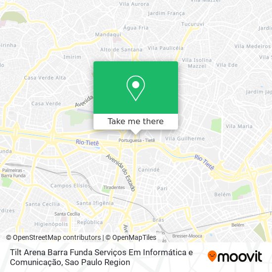 Tilt Arena Barra Funda Serviços Em Informática e Comunicação map