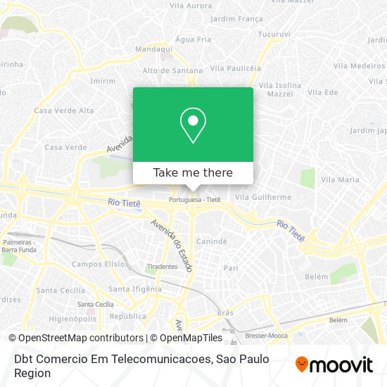 Dbt Comercio Em Telecomunicacoes map