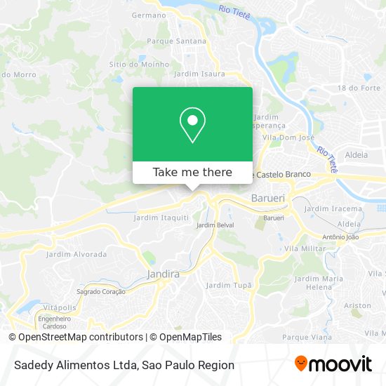 Sadedy Alimentos Ltda map