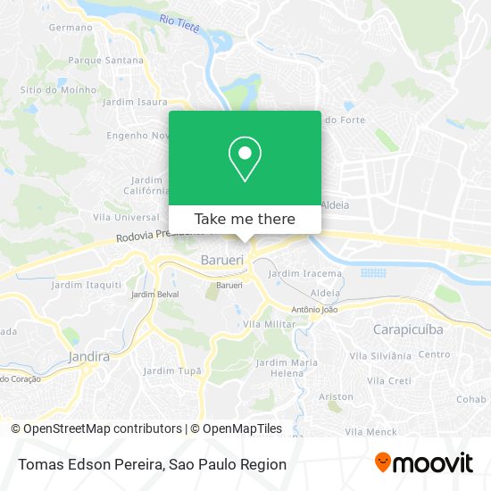 Tomas Edson Pereira map