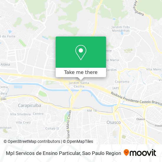 Mapa Mpl Servicos de Ensino Particular