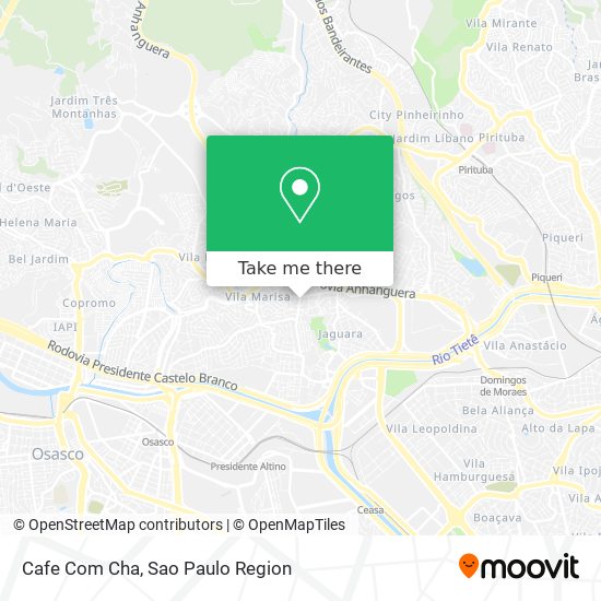Mapa Cafe Com Cha