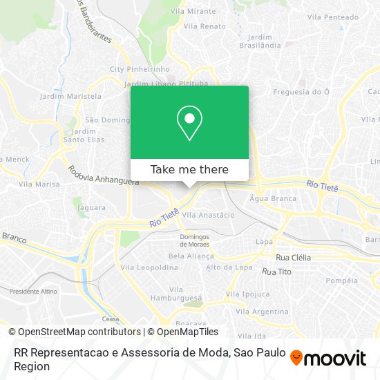 RR Representacao e Assessoria de Moda map