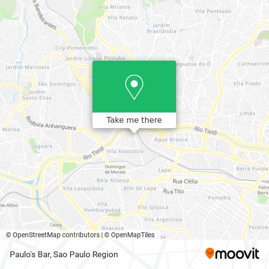 Paulo's Bar map