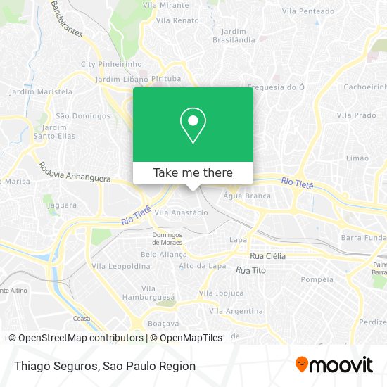 Thiago Seguros map