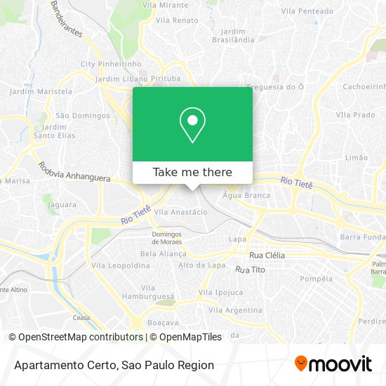 Apartamento Certo map