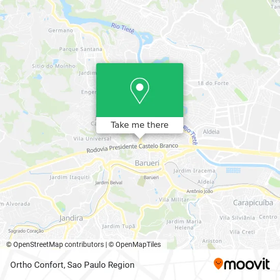 Ortho Confort map
