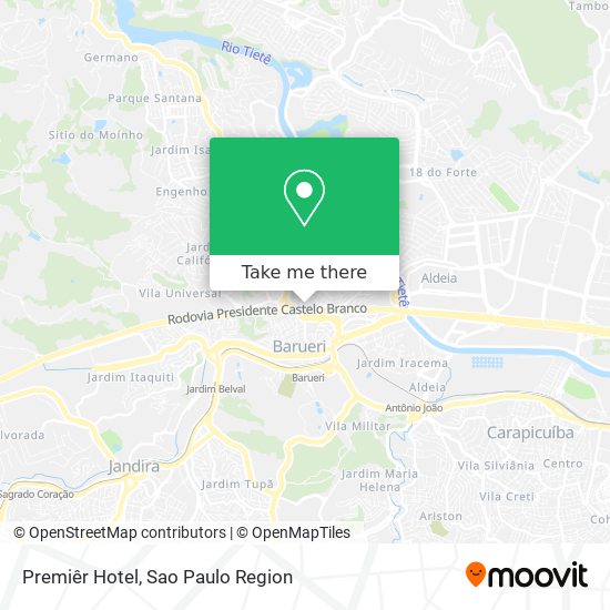 Mapa Premiêr Hotel