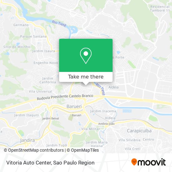 Mapa Vitoria Auto Center