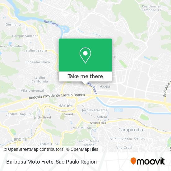 Barbosa Moto Frete map