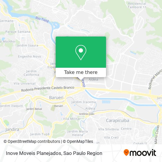 Inove Moveis Planejados map