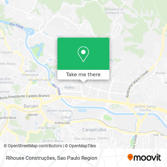 Rihouse Construções map