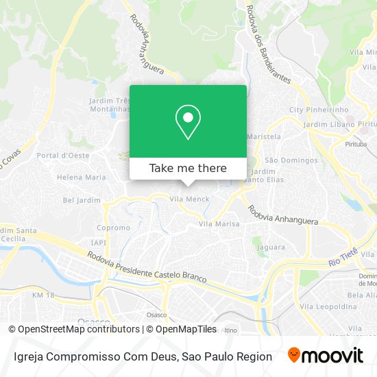 Mapa Igreja Compromisso Com Deus