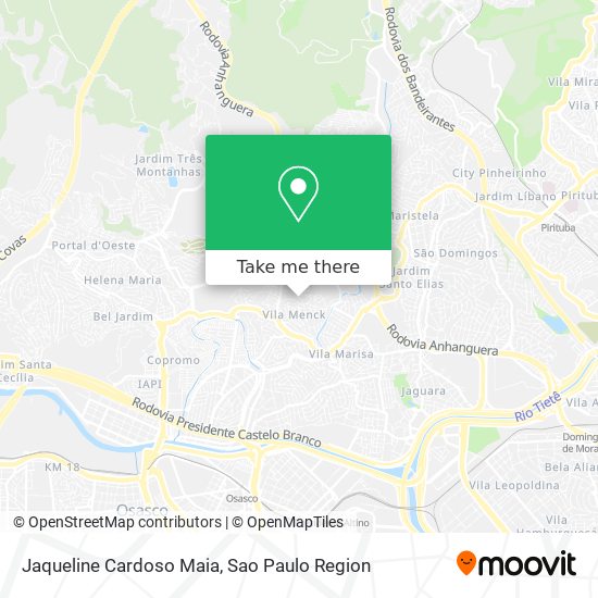 Jaqueline Cardoso Maia map