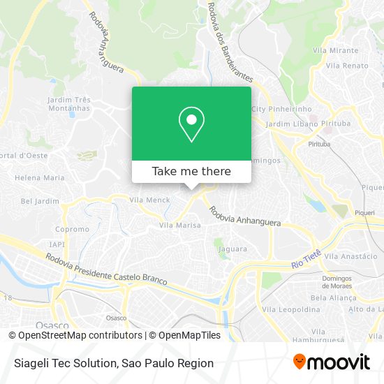 Siageli Tec Solution map