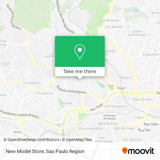 Mapa New Model Store